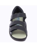 Sandales mixtes Chut Alban Noir vue de face PODOWELL