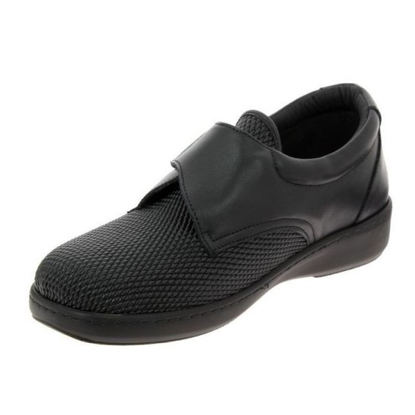 Chaussures orthopédiques Chut Alpes Noir vue de côté Chaussures orthopédiques Chut Alpes Noir vue de côté
