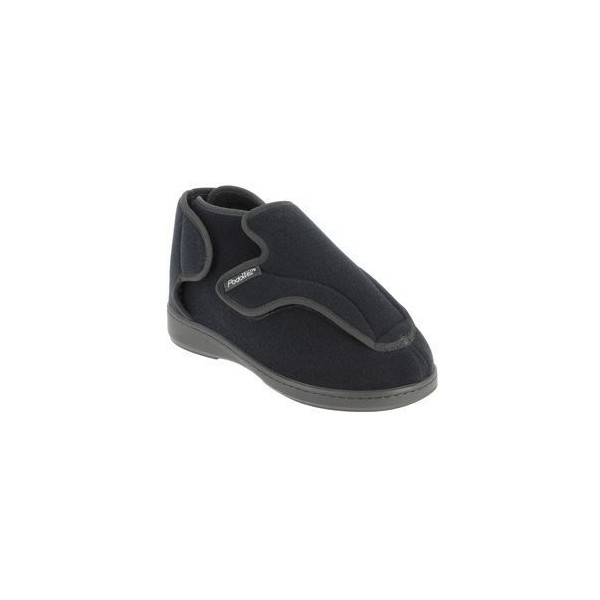 Chaussons orthopédiques Chut Altitude Noir vue de côté PODOWELL Chaussons orthopédiques Chut Altitude Noir vue de côté PODOWELL