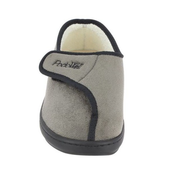 Chaussons orthopédiques Chut Amiral Gris vue de face PODOWELL Chaussons orthopédiques Chut Amiral Gris vue de face PODOWELL