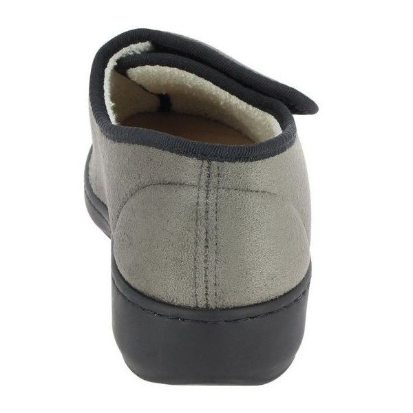 Chaussons orthopédiques Chut Amiral Gris vue de derrière PODOWELL Chaussons orthopédiques Chut Amiral Gris vue de derrière PODOWELL