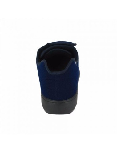 Chaussons extra-large Chut Anite Marine  vue de derrière PODOWELL