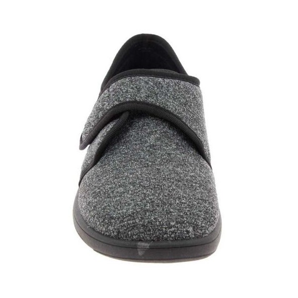 Chaussons orthopédiques Chut Antoine Noir vue de face PODOWELL Chaussons orthopédiques Chut Antoine Noir vue de face PODOWELL