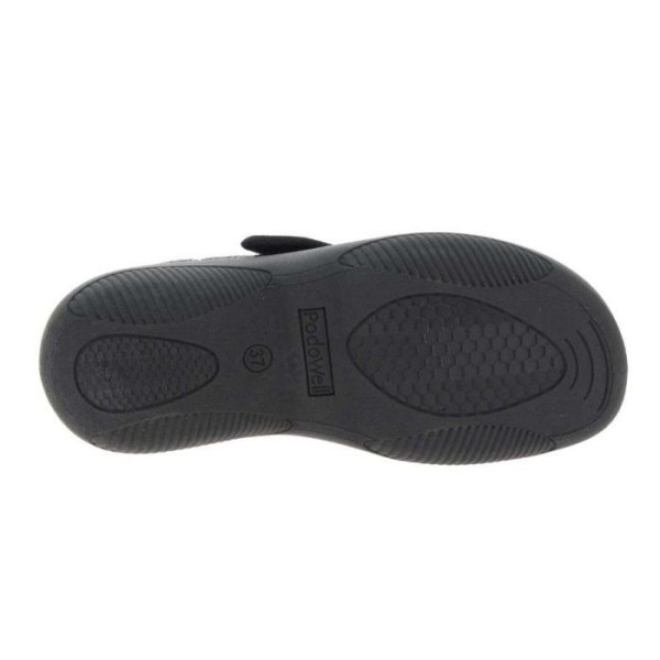 Chaussons orthopédiques Chut Antoine Noir vue de dessous PODOWELL Chaussons orthopédiques Chut Antoine Noir vue de dessous PODOWELL