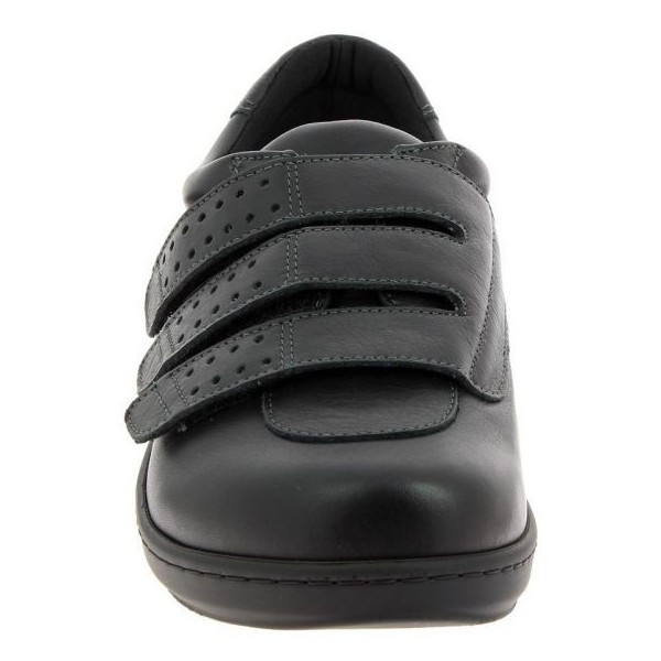 Chaussures pour diabétiques Chut Aquitaine Noir vue de face PODOWELL Chaussures pour diabétiques Chut Aquitaine Noir vue de face PODOWELL
