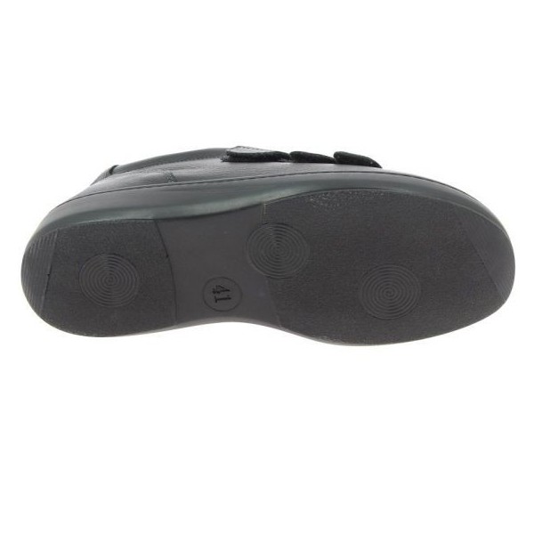Chaussures pour diabétiques Chut Aquitaine Noir vue de dessous PODOWELL Chaussures pour diabétiques Chut Aquitaine Noir vue de dessous PODOWELL