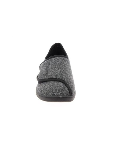 Chaussons confortables Chut Arnaud Gris vue de côté PODOWELL