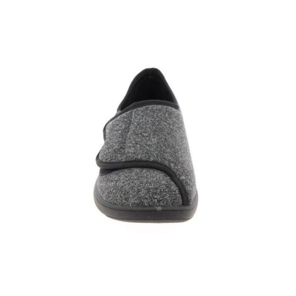 Chaussons confortables Chut Arnaud Noir vue de face PODOWELL Chaussons confortables Chut Arnaud Noir vue de face PODOWELL