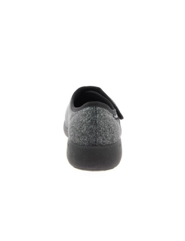 Chaussons confortables Chut Arnaud Noir vue de derrière PODOWELL