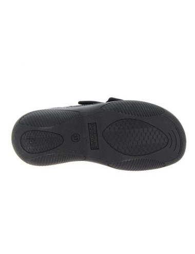 Chaussons confortables Chut Arnaud Noir vue de dessous PODOWELL