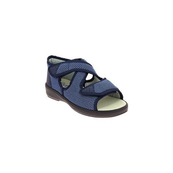 Sandales orthopédiques Chut Athena Jean vue de côté PODOWELL Sandales orthopédiques Chut Athena Jean vue de côté PODOWELL