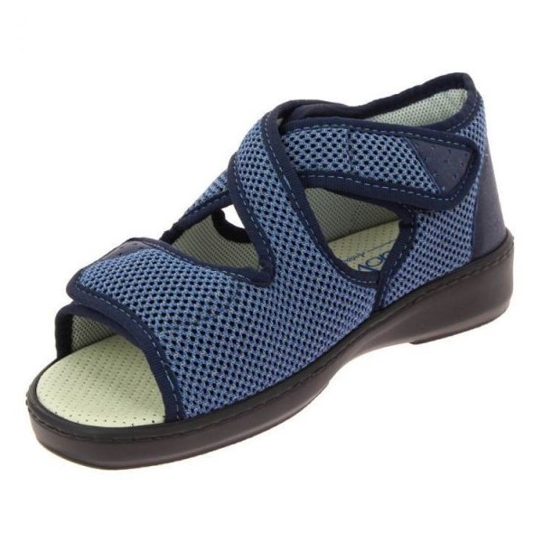 Sandales orthopédiques Chut Athena Jean vue de côté PODOWELL Sandales orthopédiques Chut Athena Jean vue de côté PODOWELL