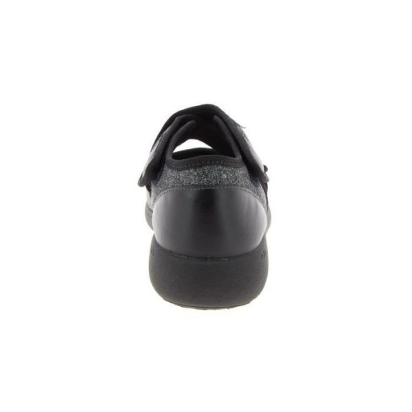 Sandales orthopédiques Chut Atlas Noir vue de derrière PODOWELL Sandales orthopédiques Chut Atlas Noir vue de derrière PODOWELL