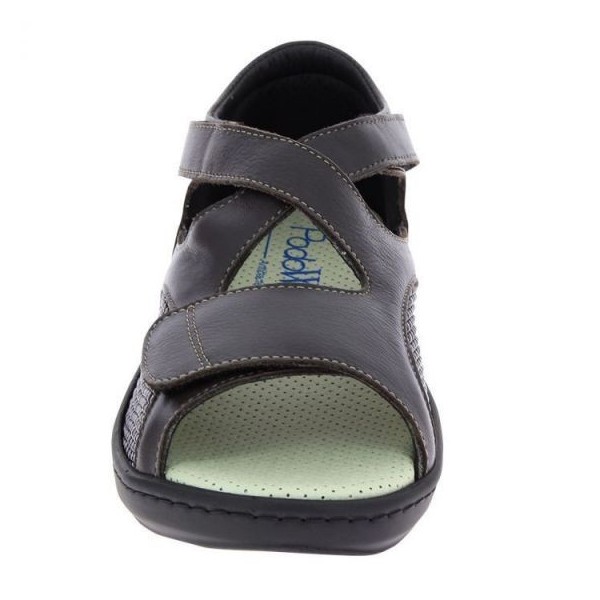 Sandales orthopédiques Chut Awell marron vue de face PODOWELL Sandales orthopédiques Chut Awell marron vue de face PODOWELL