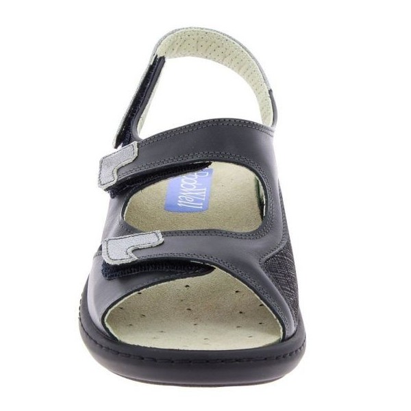 Sandales orthopédiques Chut Damia noir vue de face PODOWELL Sandales orthopédiques Chut Damia noir vue de face PODOWELL