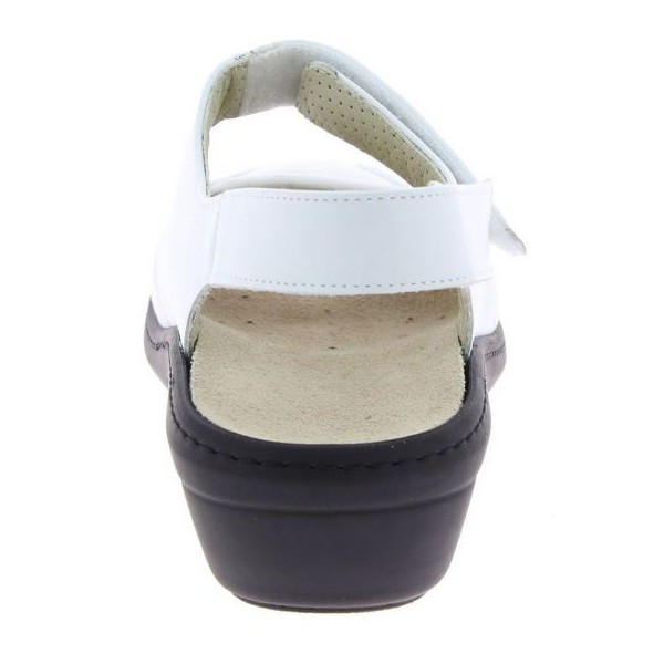 Sandales orthopédiques Chut Delya_HV blanc vue de derrière PODOWELL Sandales orthopédiques Chut Delya_HV blanc vue de derrière PODOWELL