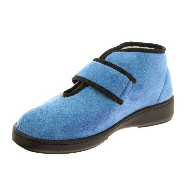 Chaussons orthopédiques Chut Donuts Blue jean vue de côté PODOWELL Chaussons orthopédiques Chut Donuts Blue jean vue de côté PODOWELL