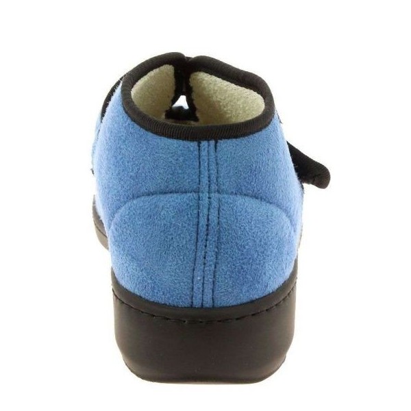 Chaussons orthopédiques Chut Donuts Blue jean vue de derrière PODOWELL Chaussons orthopédiques Chut Donuts Blue jean vue de derrière PODOWELL