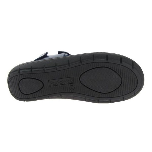 Sandales orthopédiques Chut Gaelle marine vue de dessous PODOWELL Sandales orthopédiques Chut Gaelle marine vue de dessous PODOWELL