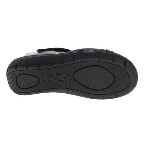 Sandales orthopédiques Chut Galit Marine vue de dessous PODOWELL Sandales orthopédiques Chut Galit Marine vue de dessous PODOWELL