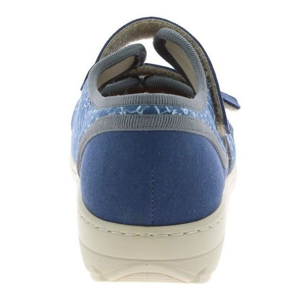 Sandales orthopédiques chut Genny bleu vue de derrière PODOWELL Sandales orthopédiques chut Genny bleu vue de derrière PODOWELL