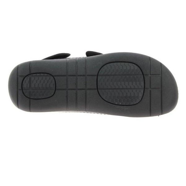 Sandales orthopédiques Chut Horton Noir vue de dessous PODOWELL Sandales orthopédiques Chut Horton Noir vue de dessous PODOWELL