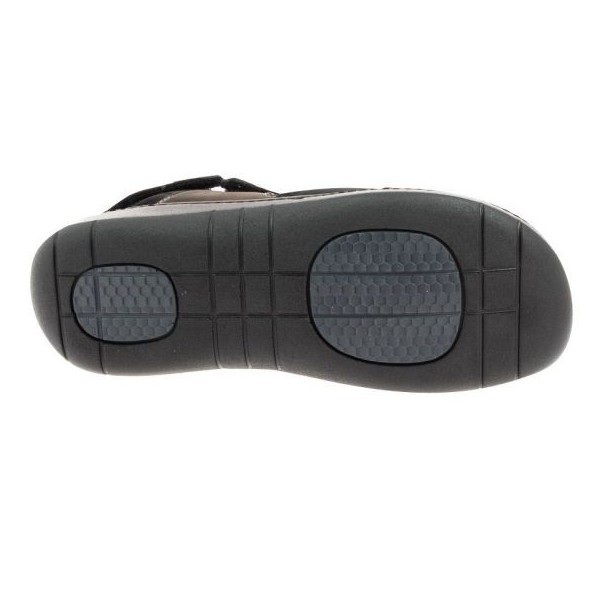 Sandales orthopédiques chut Houston marron vue de dessous PODOWELL Sandales orthopédiques chut Houston marron vue de dessous PODOWELL