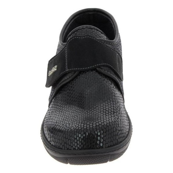 Chaussures orthopédiques Chut Macumba noir vue de face PODOWELL Chaussures orthopédiques Chut Macumba noir vue de face PODOWELL