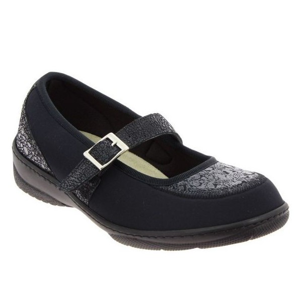 Ballerines extensibles Chut Madona noir vue de côté PODOWELL Ballerines extensibles Chut Madona noir vue de côté PODOWELL