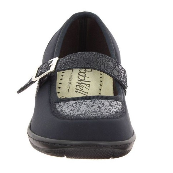 Ballerines extensibles Chut Madona noir vue de face PODOWELL Ballerines extensibles Chut Madona noir vue de face PODOWELL