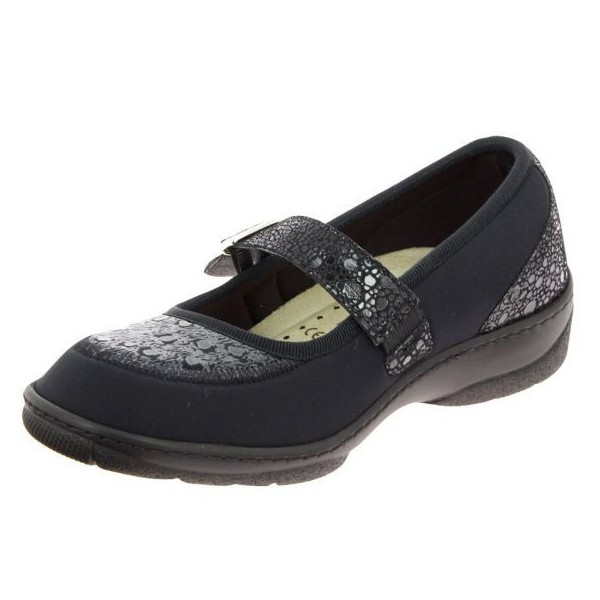 Ballerines extensibles Chut Madona noir vue de côté PODOWELL Ballerines extensibles Chut Madona noir vue de côté PODOWELL