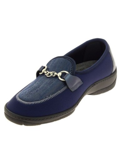Mocassins souples chut Magenta vue de côté