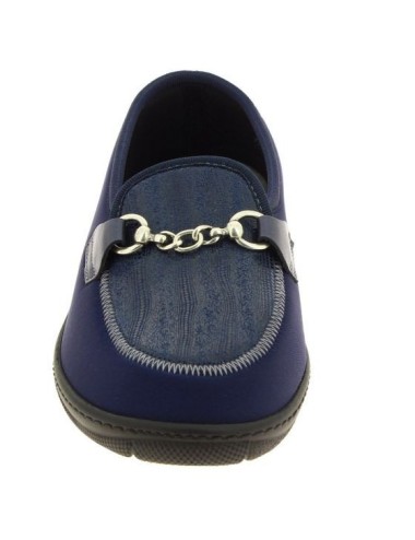 Mocassins souples chut Magenta vue de côté