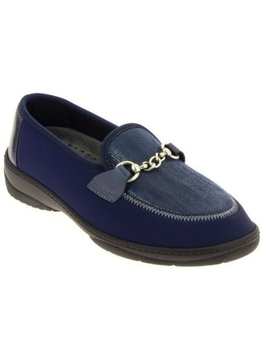 Mocassins souples chut Magenta vue de côté