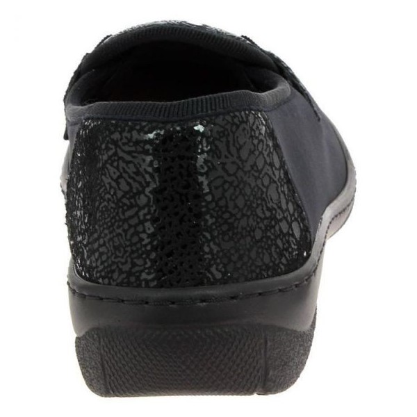 Mocassins orthopédiques Chut Magik noir vue de derrière PODOWELL Mocassins orthopédiques Chut Magik noir vue de derrière PODOWELL