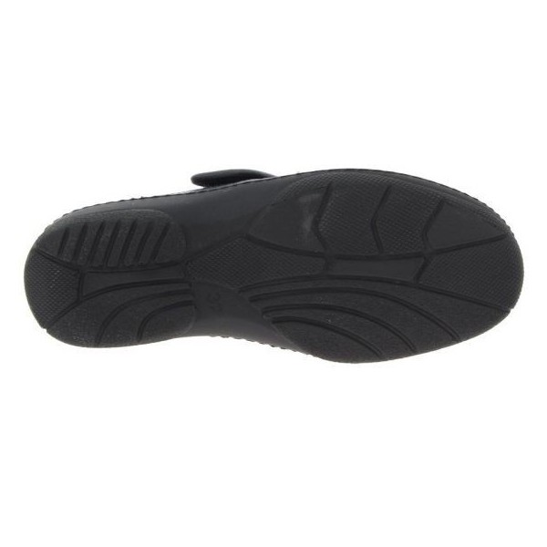 Chaussures orthopédiques Chut Manille Shiny Black vue de dessous PODOWELL Chaussures orthopédiques Chut Manille Shiny Black vue de dessous PODOWELL