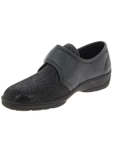 Chaussures orthopédiques Chut Manille Shiny Black vue de côté PODOWELL
