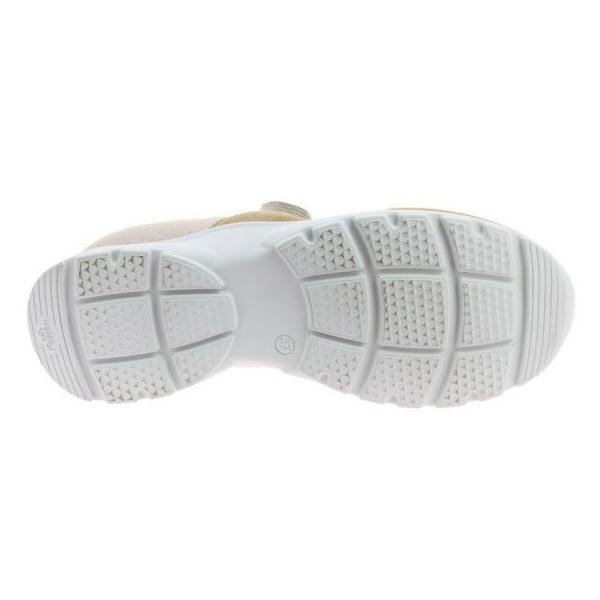 Baskets orthopédiques Chut Marinella beige vue de dessous PODOWELL Baskets orthopédiques Chut Marinella beige vue de dessous PODOWELL