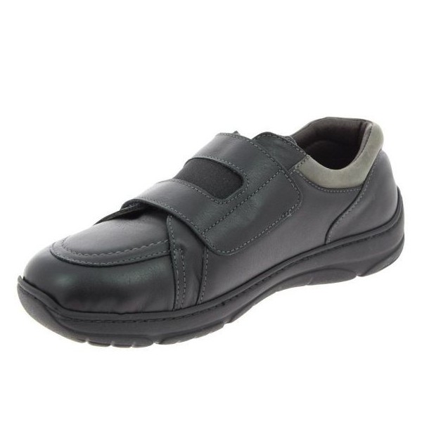 Chaussures orthopédiques CHUP Orfeo_D noir vue de côté PODOWELL