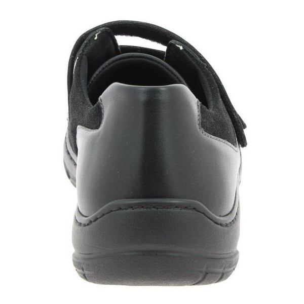 Chaussures orthopédiques Chut Oscar noir vue de derrière PODOWELL Chaussures orthopédiques Chut Oscar noir vue de derrière PODOWELL