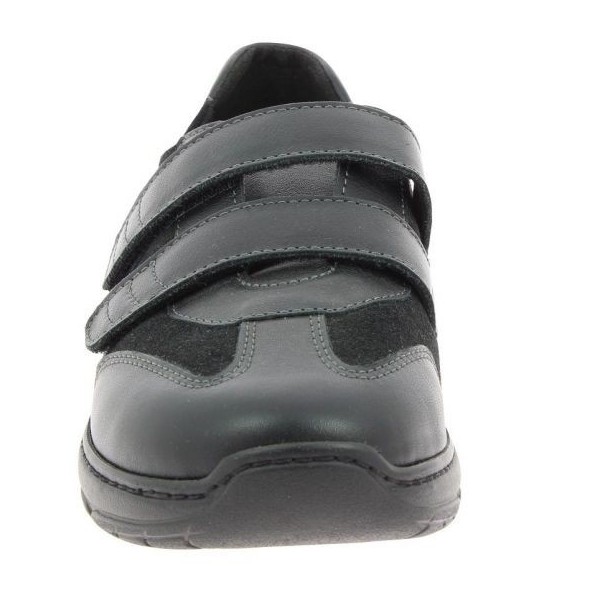 Chaussures orthopédiques Chut Oscar noir vue de face PODOWELL Chaussures orthopédiques Chut Oscar noir vue de face PODOWELL