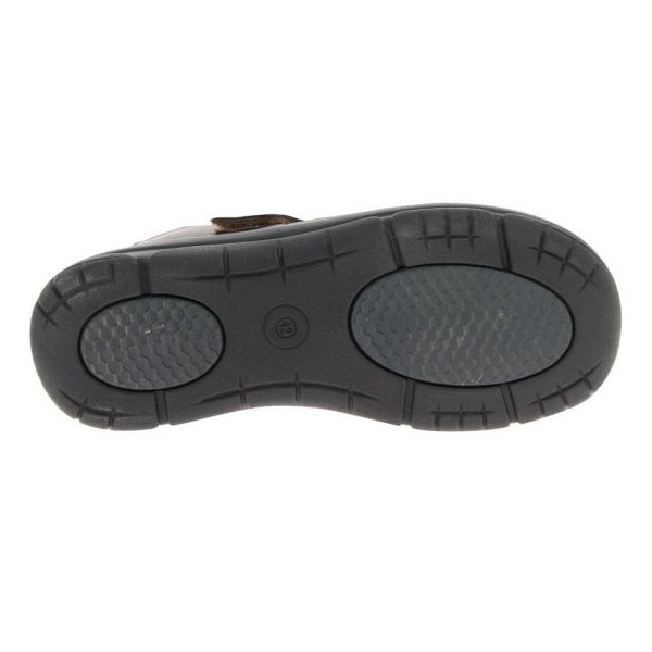 Sandales orthopédiques Chut Otis marron vue de dessous PODOWELL Sandales orthopédiques Chut Otis marron vue de dessous PODOWELL