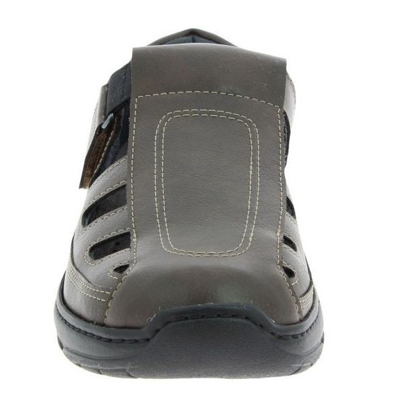 Sandales orthopédiques Chut Otis marron vue de face PODOWELL Sandales orthopédiques Chut Otis marron vue de face PODOWELL