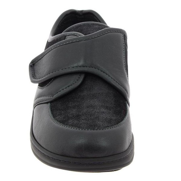 Chaussures orthopédiques Chut Paoli noir vue de face PODOWELL Chaussures orthopédiques Chut Paoli noir vue de face PODOWELL