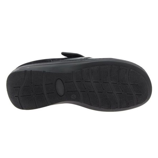 Chaussures orthopédiques Chut Paoli noir vue de dessous PODOWELL Chaussures orthopédiques Chut Paoli noir vue de dessous PODOWELL
