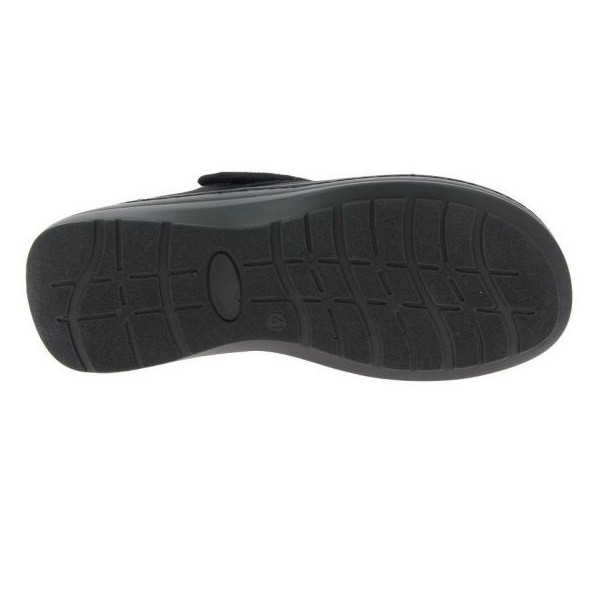 Chaussures orthopédiques Chut Patrick noir vue de dessous PODOWELL Chaussures orthopédiques Chut Patrick noir vue de dessous PODOWELL