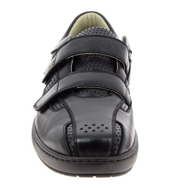 Chaussures en cuir Chut Pinocchio noir vue de face PODOWELL Chaussures en cuir Chut Pinocchio noir vue de face PODOWELL