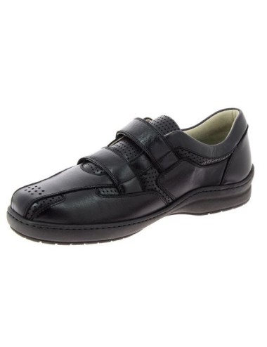 Chaussures en cuir Chut Pinocchio noir vue de côté PODOWELL