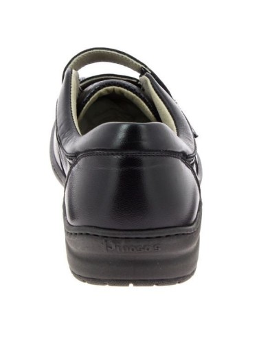Chaussures en cuir Chut Pinocchio noir vue de derrière PODOWELL