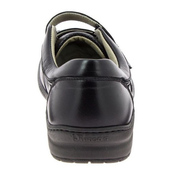 Chaussures en cuir Chut Pinocchio noir vue de derrière PODOWELL Chaussures en cuir Chut Pinocchio noir vue de derrière PODOWELL